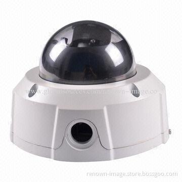 Megapixel Dome IP Camera with Vandal-proof and Waterproof